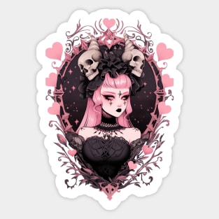 Goth Queen Sticker